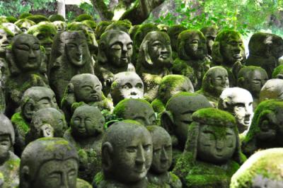 源氏ボタルの「清滝」から羅漢さんの「愛宕念仏寺」へ