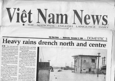 ベトナム、フエ洪水のとき