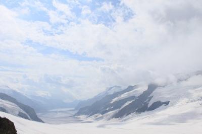 スイス絶景巡り　3日目～ユングフラウ、アレッチ氷河編～ 2009.8.21