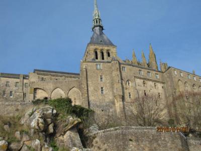 ドイツ・スイス・イタリア・フランス・カミカゼ旅行記（１０４）海に浮かぶ天空のジュピタ「モンサンミシェル」。 