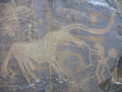 世界遺産旅行記【９８】タムガリの考古学的景観にある線刻画