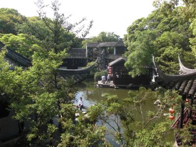 退思園。同里古鎮の囲われた桃源郷。