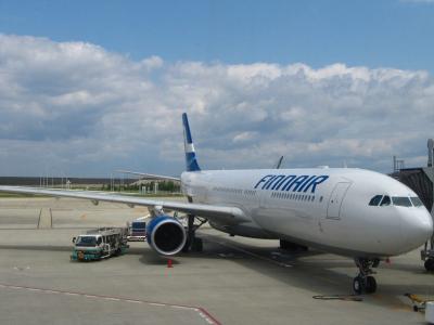 2010年5月。バルセロナ訪問。FINNAIRとヘルシンキ空港編。