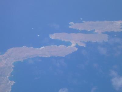 マルタ１０　クレタ島上空１