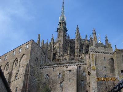 ドイツ・スイス・イタリア・フランス・カミカゼ旅行記（１０６）世界遺産「モンサンミシェル」を登る。