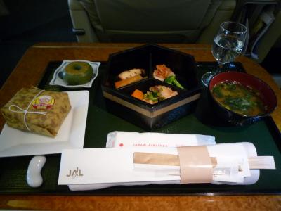 JAL 国内Ｆクラス機内食