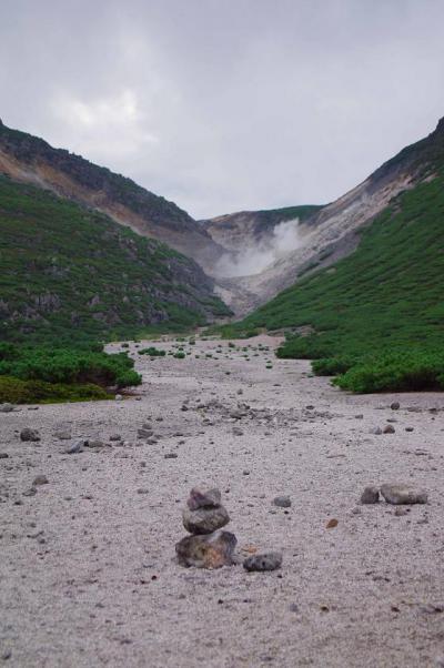 断固陸路で道東散歩(5) 湯気と煙とソフトクリーム:川湯温泉