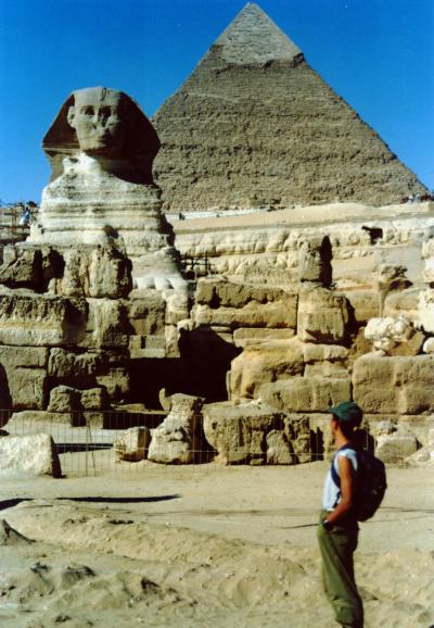 世界七不思議の PYRAMID of GIZA （ギザのピラミッド）と SPHINX