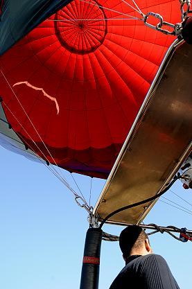★エジプト記（１１）ルクソールのナイル西岸上空を熱気球で
