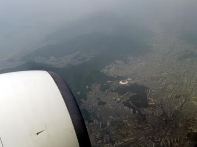２１．ＧＷの釜山の旅　釜山～成田までのＪＡＬの翼の空の旅　
