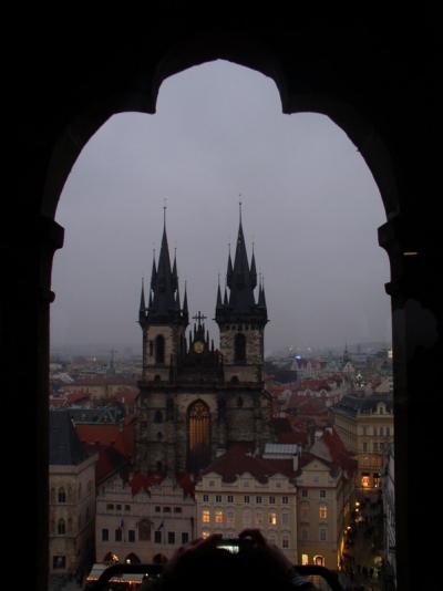 チェコでカウントダウン ⑦　プラハ最終日: 塔からの眺め