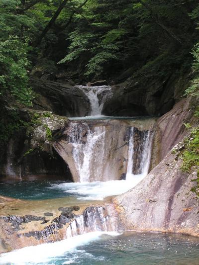 2008年　山梨県　西沢渓谷の七つ釜の滝