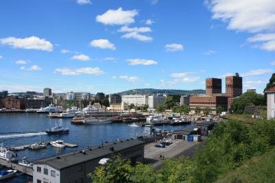 ノルウェー～デンマーク紀行（１）　オスロの青い空、青い海