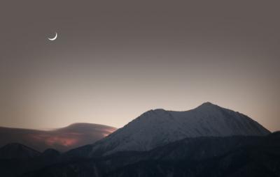 安曇野にて車窓から