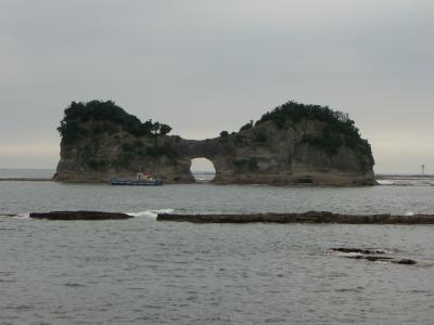 梅雨真っ只中の白良浜