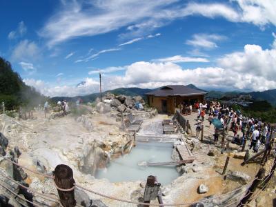 大涌谷と富士山　