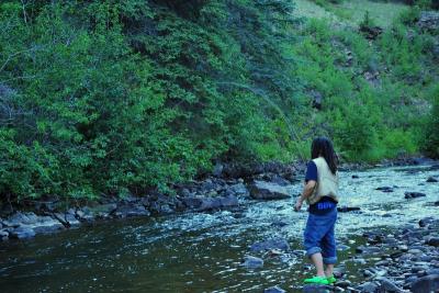 週末キャンプ−ロス・ピニョス河へFly Fishing