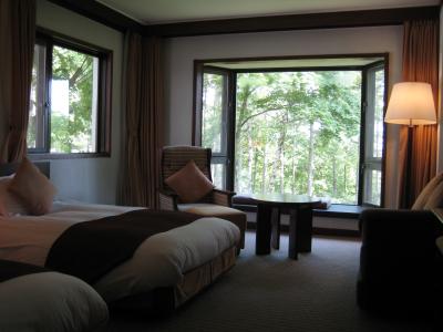 蓼科東急リゾートへ② 東急ハーヴェストクラブ蓼科リゾート207号室 ツインタイプ 洋室定員3名 禁煙ルーム