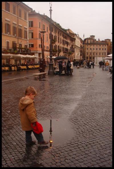 雨と色とローマ