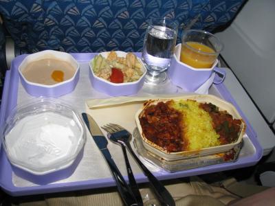 機内食グルメ（エコノミー）旅～スリランカ航空～