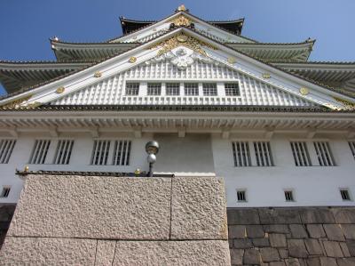 夏休み末の大阪城とＵＳＪへ