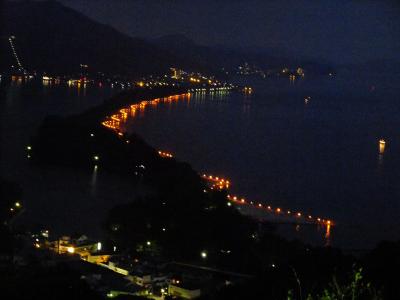 そんだけかいの砂の美術館→餘部→炎の掛け橋、天橋立へ。1府2県、約540キロのとんでもドライブ