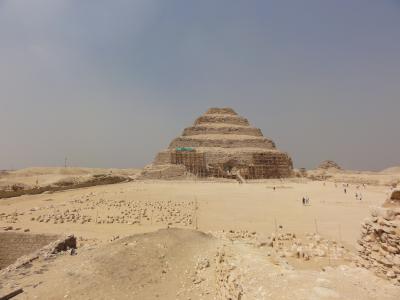 ギリシャ・トルコ・エジプト15日間No.34-ｴｼﾞﾌﾟﾄ：サッカラの階段ピラミッド
