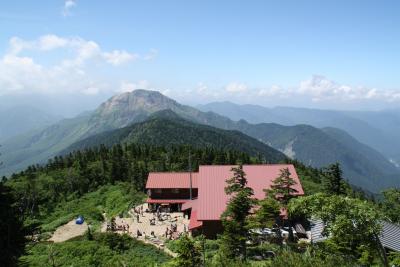 奥飛騨ＮＯ２　晴天の西穂山荘