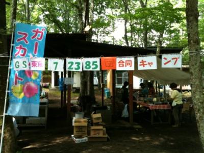 ガールスカウト　夏季キャンプ