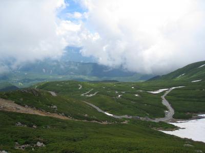 日本百名山　乗鞍スカイライン畳平から登る乗鞍岳