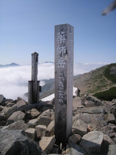 日本百名山　折立から登る薬師岳