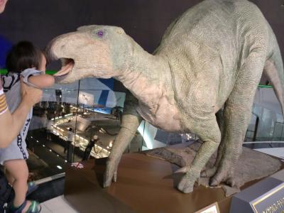 福井県立恐竜博物館で恐竜に初対面