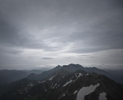 雨中の槍ヶ岳登山