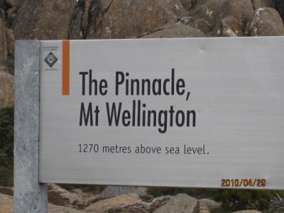 『燃える大地』＜ゴンドワナの大陸を旅して＞（５７）Pinnacle of Mt.Wellington.