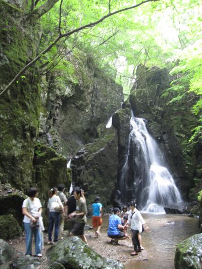 お盆に岡山から広島ドライブ１　蒜山近郊で流しソーメンを堪能