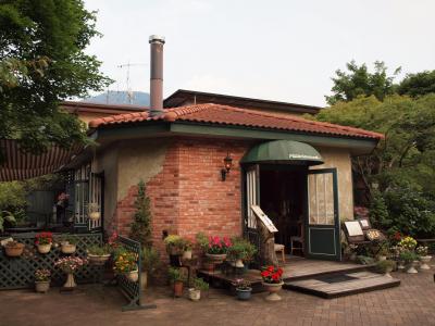 仙石原の箱根湿生花園入口にあるグレインで、ゆったりと落ち着いて、美味しい夕食をいただきました　２０１０年７月