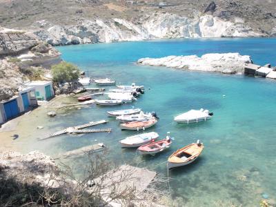 美しい海岸のミロス島★ギリシャ