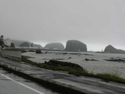 知床でお盆休み～１日目　台風の中標津、羅臼、ウトロ