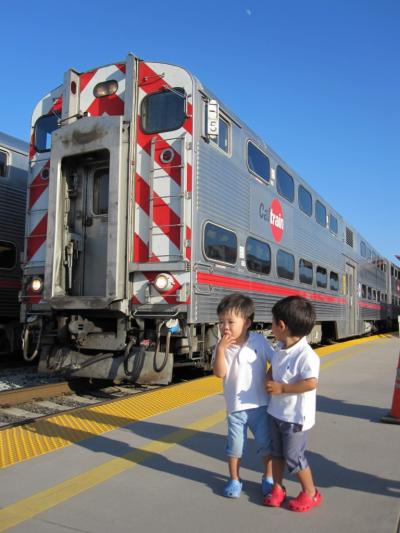 サンノゼのディリドン駅に電車を見に行きました