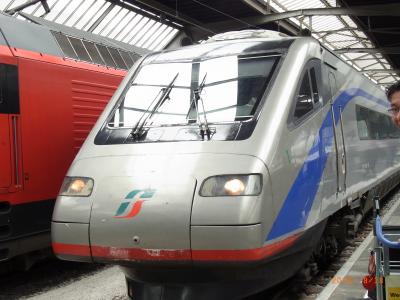 チザルピーノに乗ってアルプスを抜けミラノへ