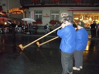 ユングフラウがきれいに見えた