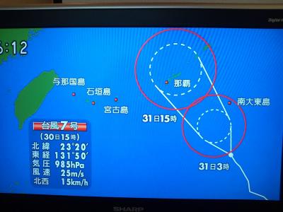 直撃！今夜はハリケーン！～沖縄本島旅行記：台風直前編