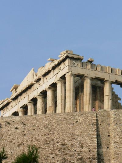 欧州の旅・思い出のアルバム　ギリシャのアテネの街とオリンピック競技場周辺