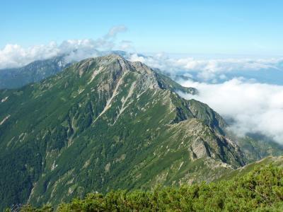 晩夏　鹿島槍に登る　その２