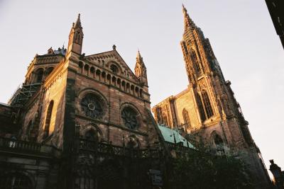 フランスの旅2006①ストラスブルグ大聖堂とコウノトリ France2006,  Strasbourg