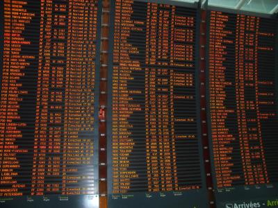 2010 Franceの旅①パリ～ディジョン CDG空港乗換編