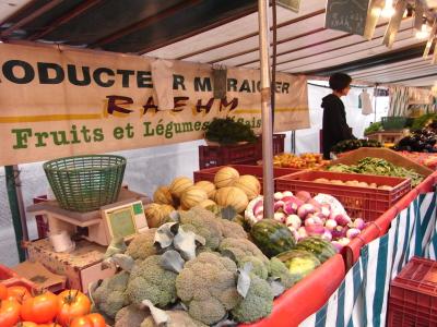 パリの私２～マルシェ（朝市）でお買物＆モンパルナスの墓地とカフェ