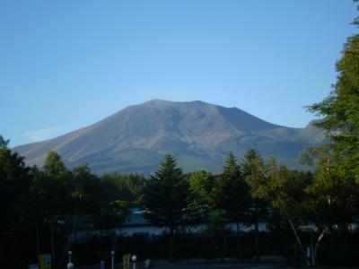 9月の浅間山とキャべチュー