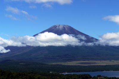 ２０１０．０９．２５今日の富士山　富士山が初冠雪しました
