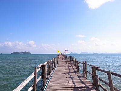 2010．2月タイ周遊(22)チュンポン桟橋・海辺のシーフード
